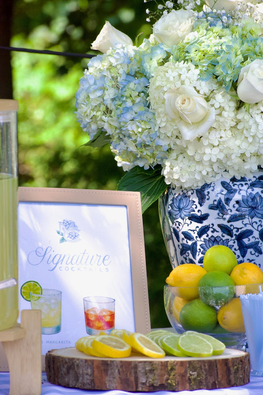An Intimate Backyard Engagement Party